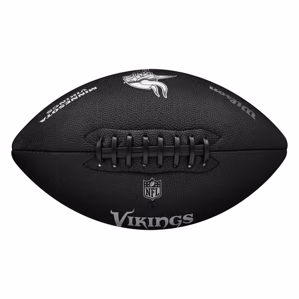 Minnesota Vikings Wilson Metallic Premiere Full Size NFL Football view 3