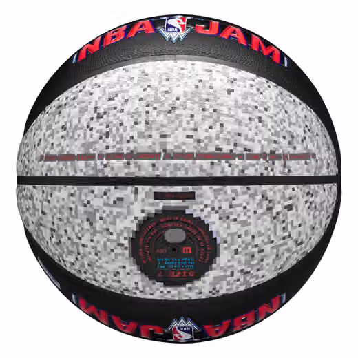 Wilson NBA JAM Basketball Indoor/Outdoor (Size 7) view 2