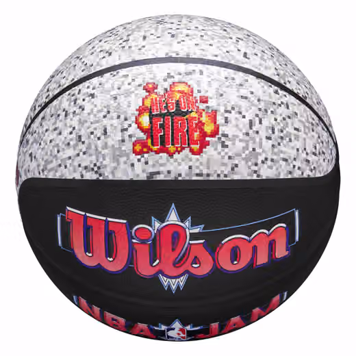 Wilson NBA JAM Basketball Indoor/Outdoor (Size 7) view 6