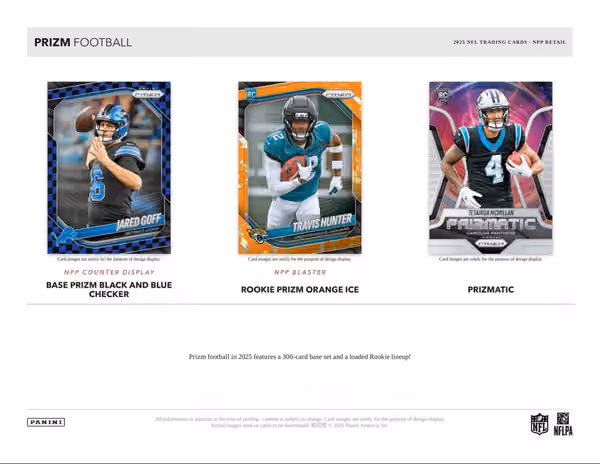 2025 Panini Prizm Football NFL Retail Box view 2