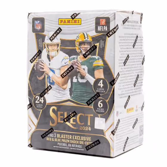 2024 Panini Select Football NFL Blaster Box view 1