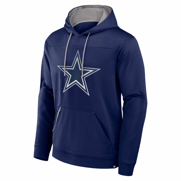 Dallas Cowboys Defender Dot Faded NFL Hoodie Navy view 3