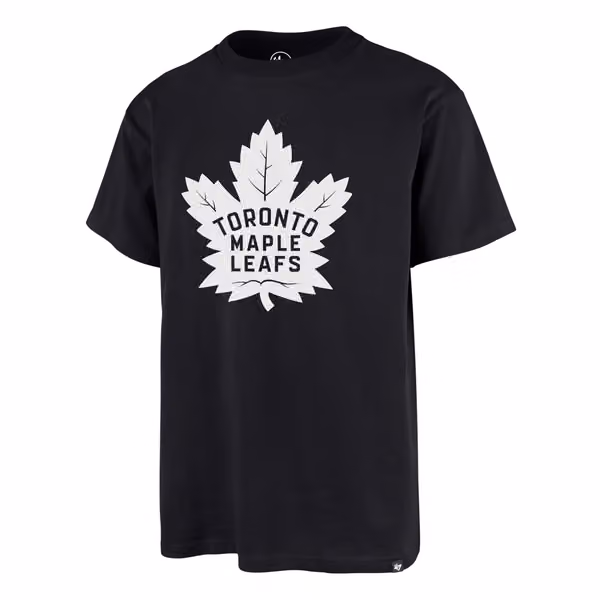 Toronto Maple Leafs Team Logo '47 Echo NHL T-Shirt Navy view 1