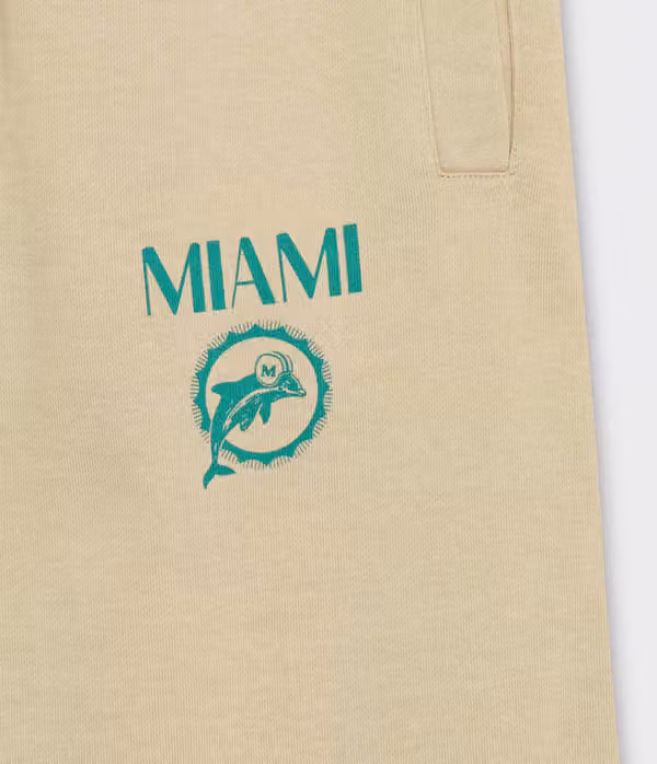 Miami Dolphins L&L '06 Classics NFL Sweatpants Beige view 3