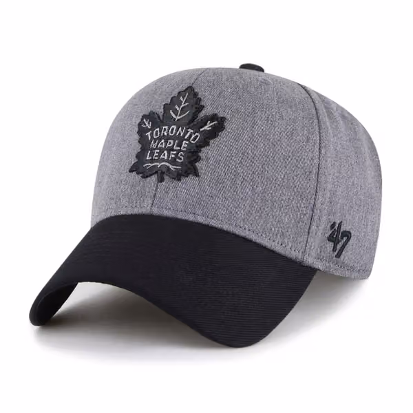 Toronto Maple Leafs '47 MVP Granite Adjustable NHL Cap Charcoal product photo