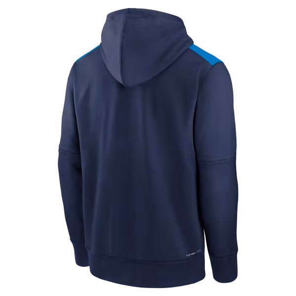 Philadelphia Phillies 2025 City Connect MLB Authentic Therma Hoodie Navy view 2