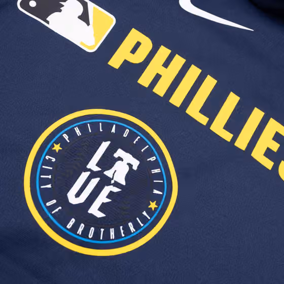 Philadelphia Phillies 2025 City Connect MLB Authentic Therma Hoodie Navy view 3