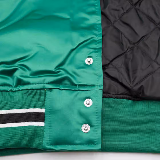 Boston Celtics Mitchell & Ness Heavyweight Satin NBA Jacket view 6
