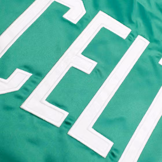 Boston Celtics Mitchell & Ness Heavyweight Satin NBA Jacket view 5
