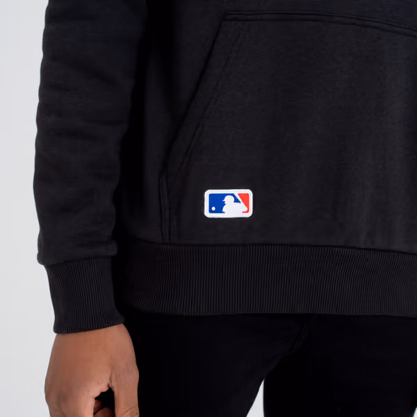 New York Yankees Logo New Era MLB Hoodie Black view 3