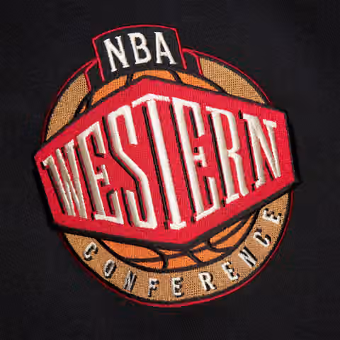 Los Angeles Lakers Mitchell & Ness Heritage NBA Lace-Up Jersey Crew view 5