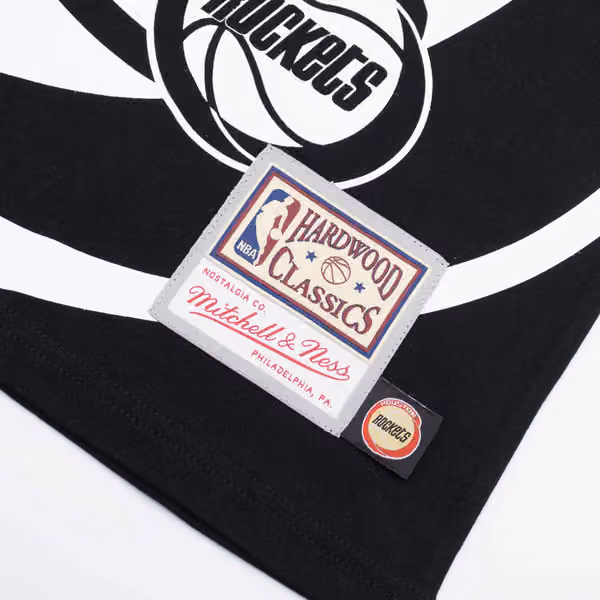 Houston Rockets Big Face 3.0 Heavyweight Mitchell & Ness NBA T-Shirt Black view 4