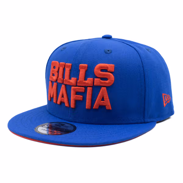 Buffalo Bills "BILLS MAFIA" New Era 9FIFTY Snapback NFL Cap Blue product photo