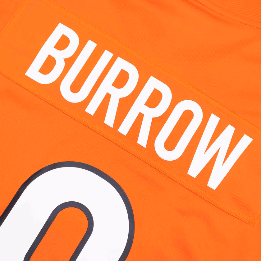 Joe Burrow #9 Cincinnati Bengals Nike Game NFL Jersey Alternate Orange view 4