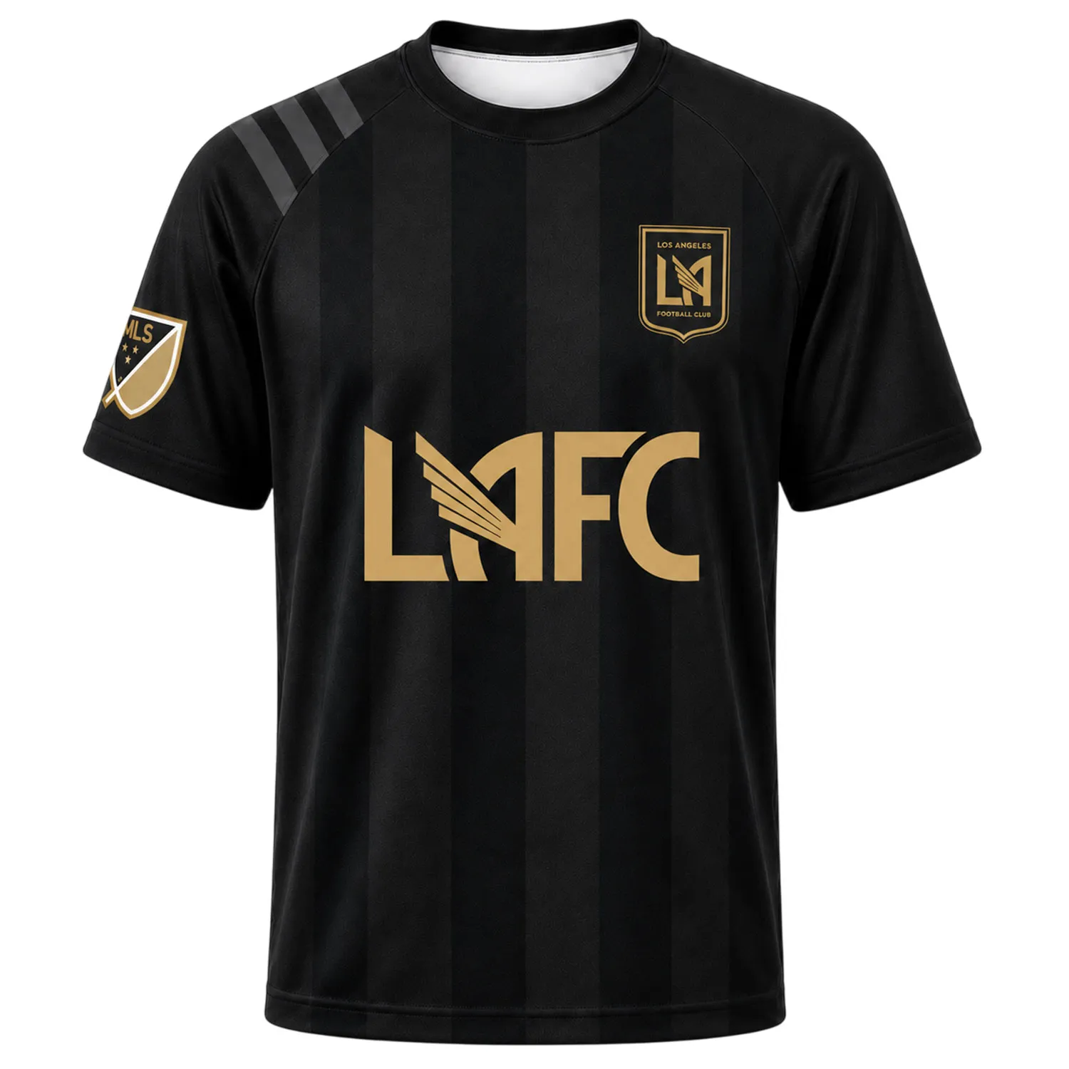 LAFC Soccer Jersey Custom Bold Striped Shirt
