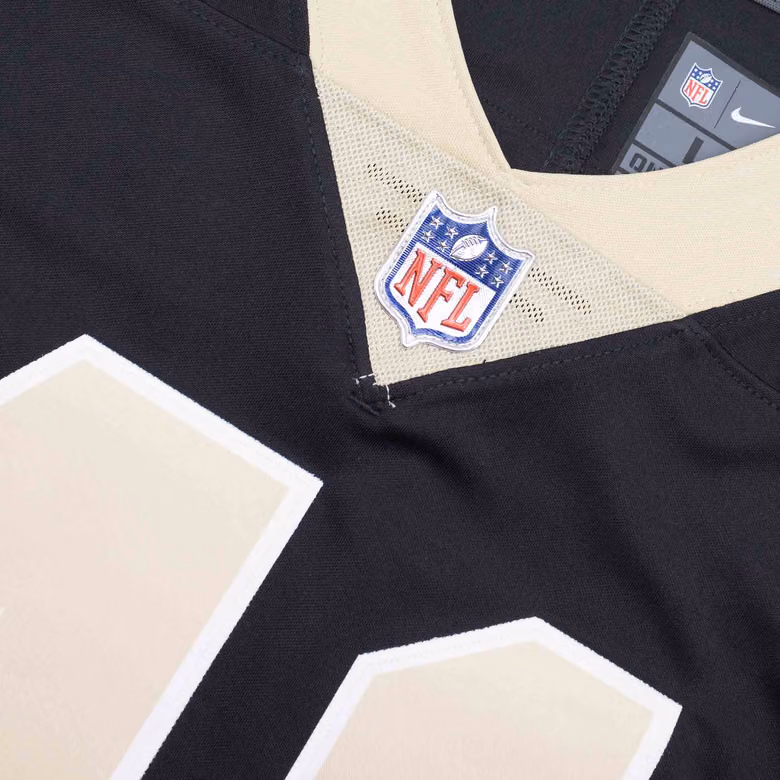 Alvin Kamara #41 New Orleans Saints Nike Vapor Limited NFL Jersey Black view 5