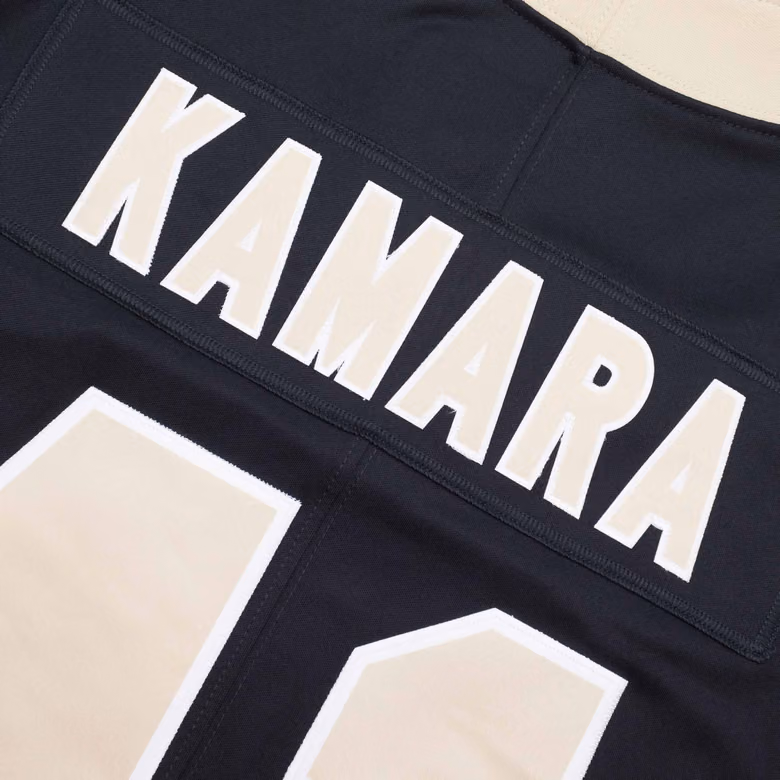 Alvin Kamara #41 New Orleans Saints Nike Vapor Limited NFL Jersey Black view 4