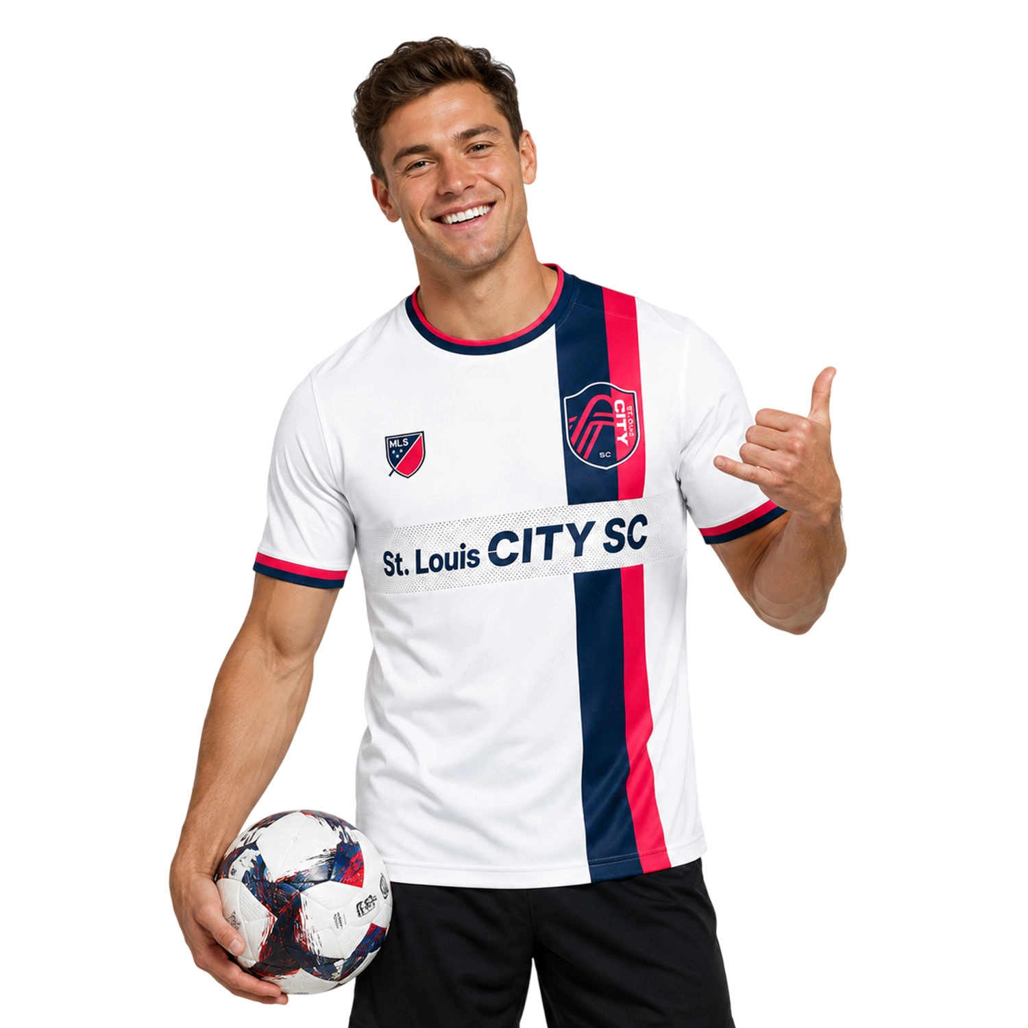 St. Louis City Soccer Shirt – Elite Personalized White