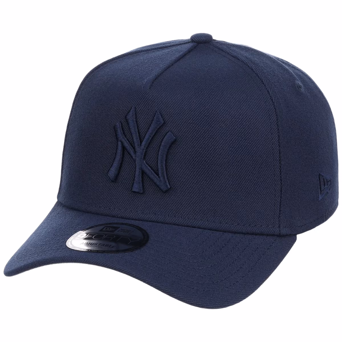 New York Yankees MLB Navy FASHION CORE New Era 9FORTY A-Frame detail view