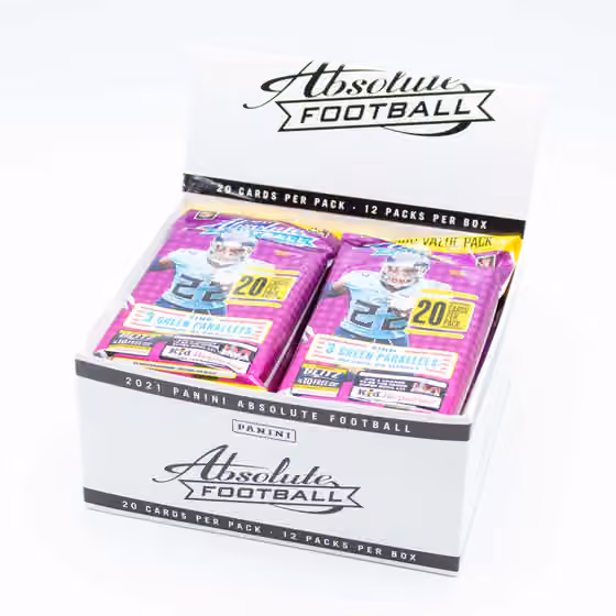 2021 Panini Absolute Football Jumbo Value Fat-Pack Box NFL view 3