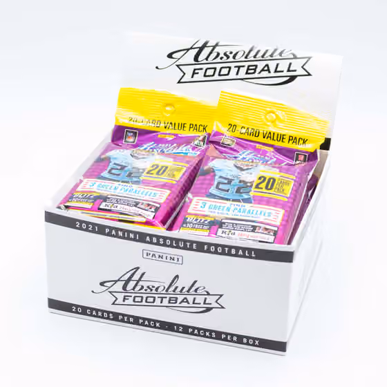 2021 Panini Absolute Football Jumbo Value Fat-Pack Box NFL view 2