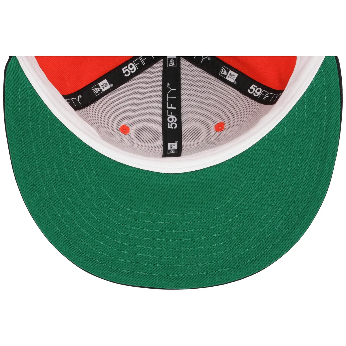 Detroit Tigers Friday Flux New Era 59FIFTY (Orange/Navy) back view