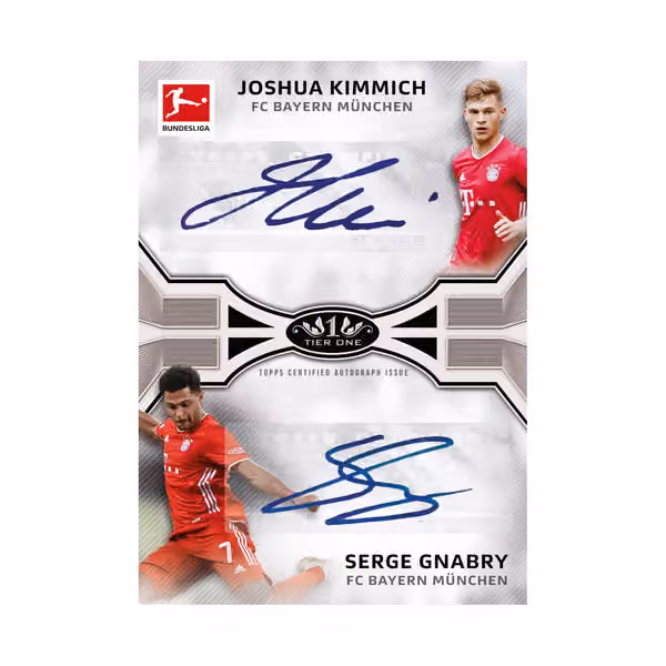 2020/21 Topps Tier One Bundesliga Soccer Hobby Box view 3