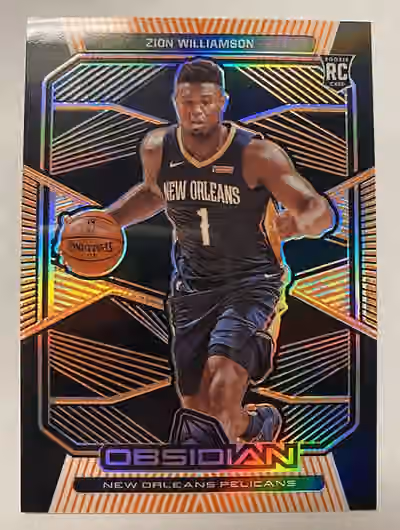 2019/20 Panini Obsidian Basketball Hobby Box NBA view 2