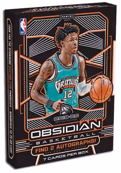 2019/20 Panini Obsidian Basketball Hobby Box NBA view 1