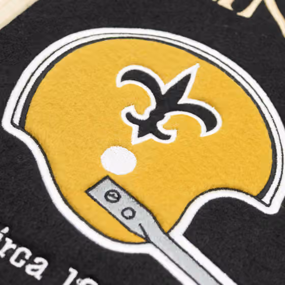 New Orleans Saints Logo Evolution NFL Wool Banner view 3