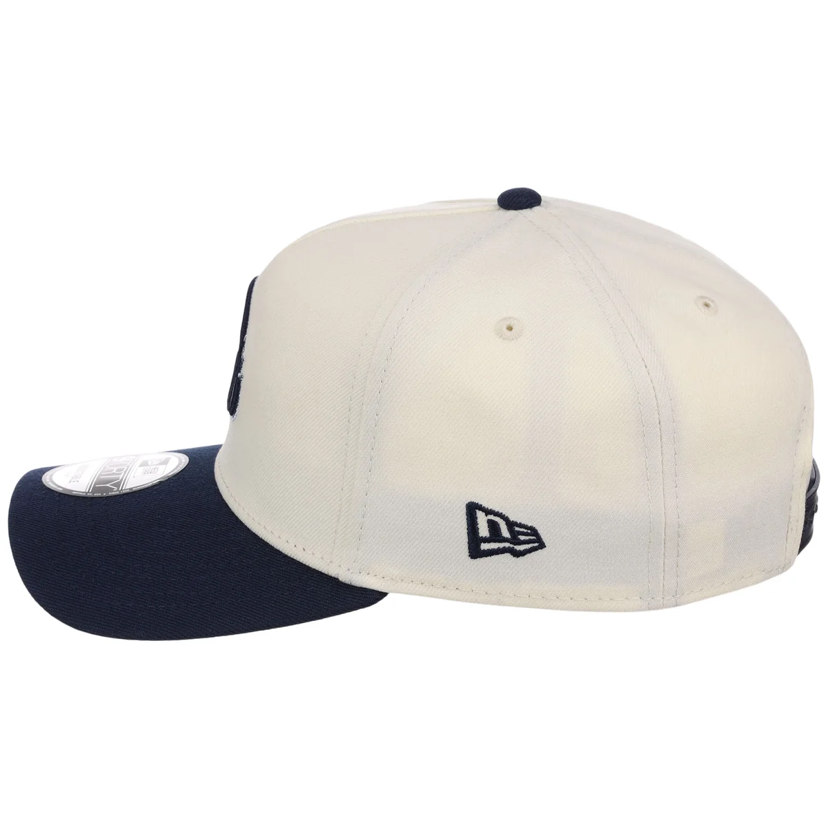 Baltimore Orioles MLB Chrome x Navy FASHION CORE New Era 9FORTY A-Frame detail view