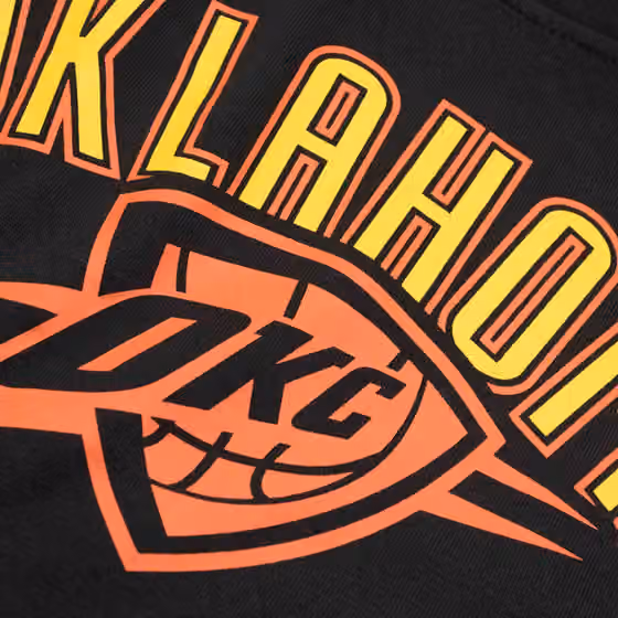 Oklahoma City Thunder 2024 NBA City Edition New Era Hoodie Black view 4
