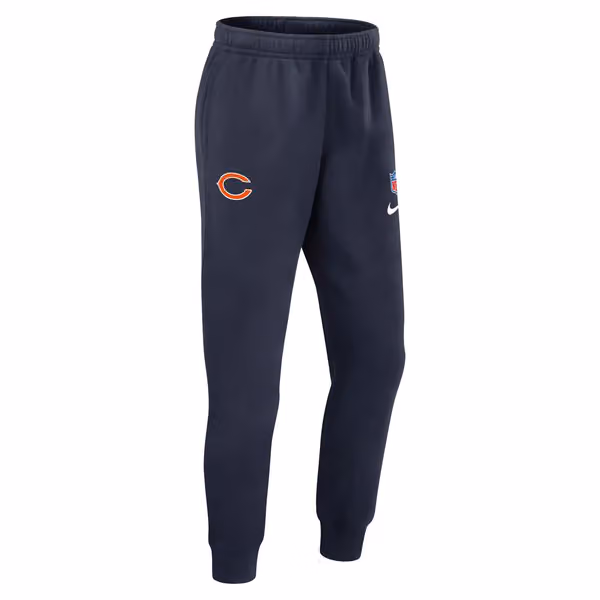 Chicago Bears 2024 NFL Sideline Nike Club Sweat Pants Navy view 3