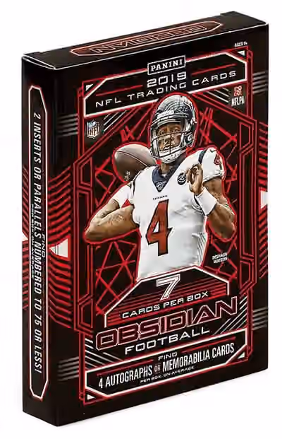 2019 Panini Obsidian Football Hobby Box NFL view 1