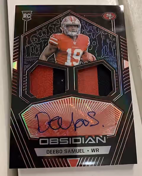 2019 Panini Obsidian Football Hobby Box NFL view 3