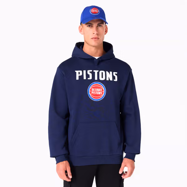 Detroit Pistons Team Logo Hoodie NBA Sweatshirt view 1