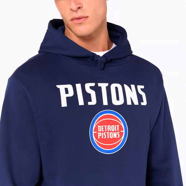 Detroit Pistons Team Logo Hoodie NBA Sweatshirt view 3