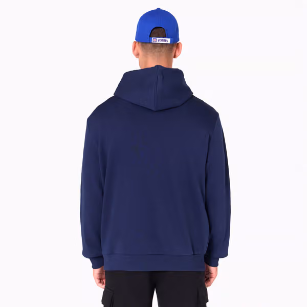 Detroit Pistons Team Logo Hoodie NBA Sweatshirt view 2
