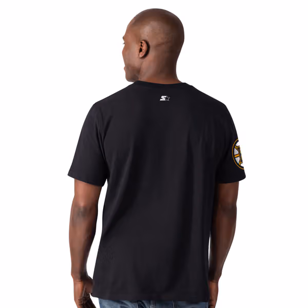 Boston Bruins Starter Special Teams NHL T-Shirt Black view 2