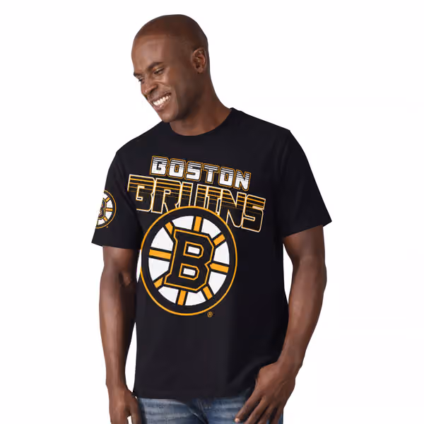 Boston Bruins Starter Special Teams NHL T-Shirt Black view 1