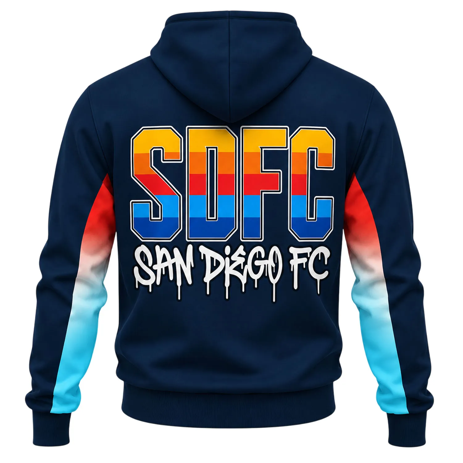 SDFC Hoodie Vibrant Colorblock Design