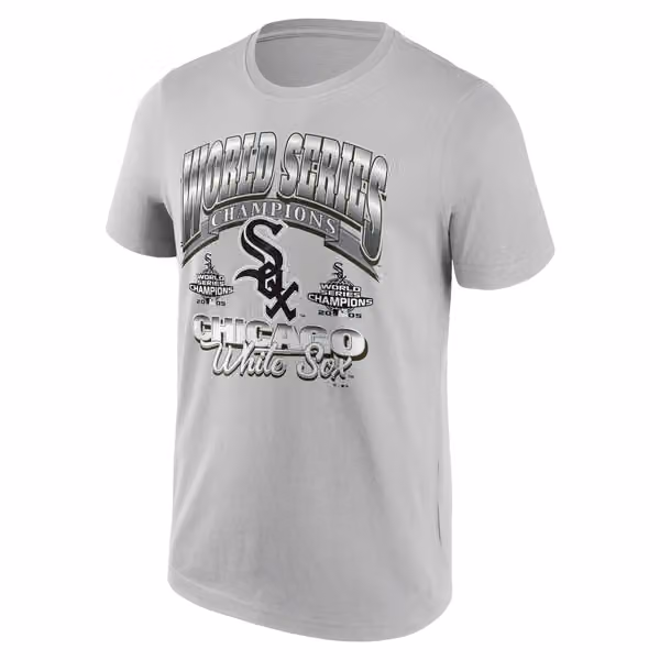 Chicago White Sox 2005 World Series Champions MLB T-Shirt Gray view 1