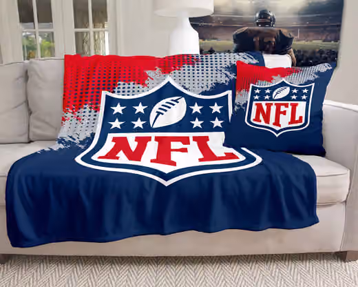 NFL Shield Corner Fleece NFL Blanket view 2