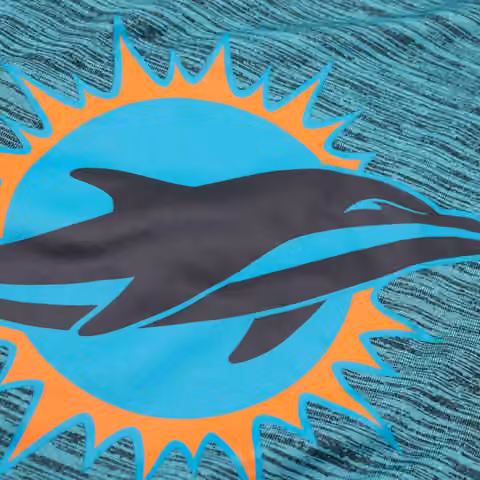 Miami Dolphins 2025 Rivalries Velocity Dri-FIT NFL T-Shirt Aqua view 3