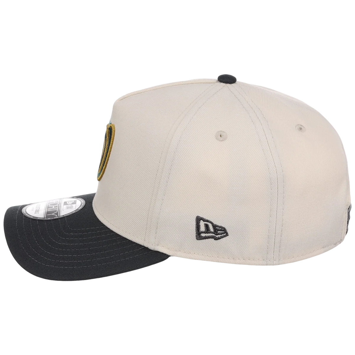 Washington Nationals MLB Cream Clouds New Era 9FORTY detail view