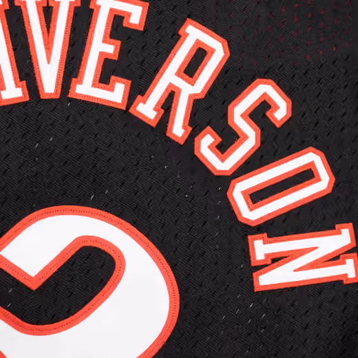 Allen Iverson #3 Philadelphia 76ers 2000-01 Youth Swingman NBA Jersey (YOUTH) view 4