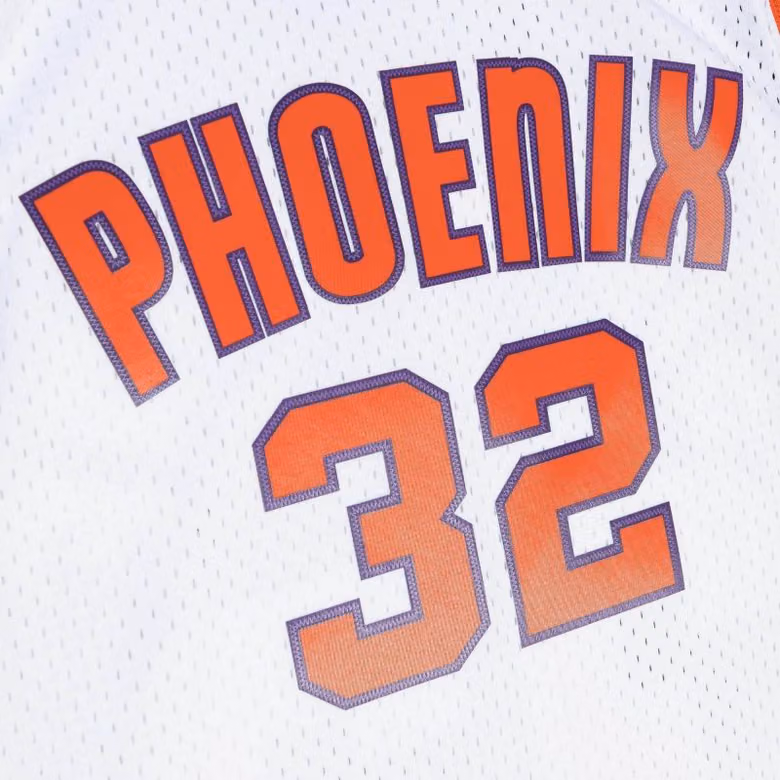 Amar'e Stoudemire #32 Phoenix Suns 2002-03 Mitchell & Ness Swingman NBA Jersey White view 4