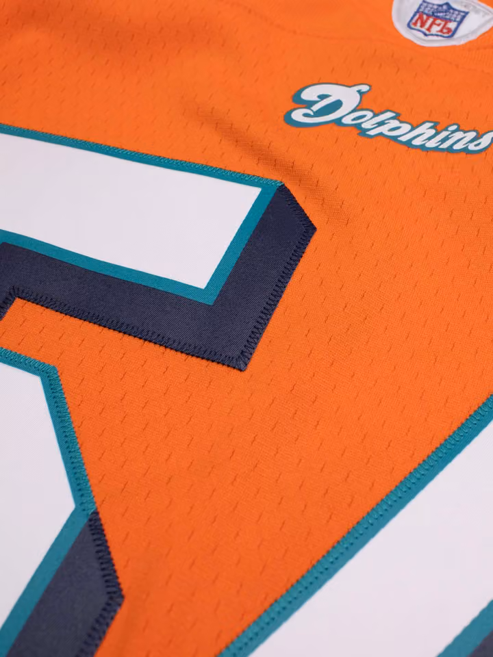 Zach Thomas #54 Miami Dolphins 2004 Legacy Throwback NFL Jersey Orange view 3