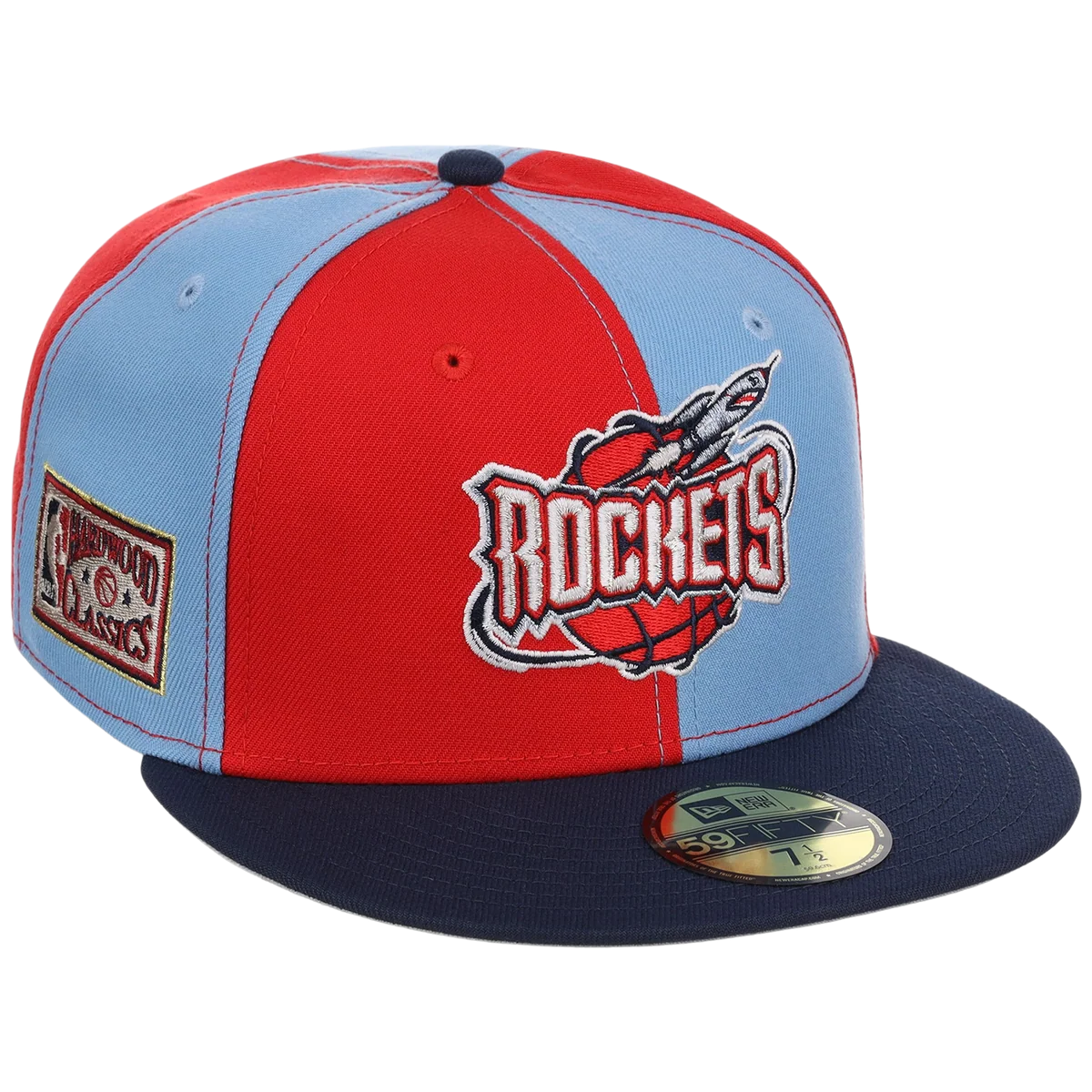 Houston Rockets NBA Pinwheel 2.0 New Era 59FIFTY front view