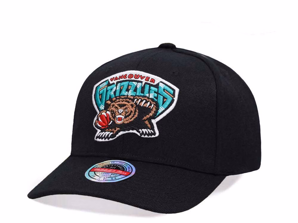 Mitchell & Ness Vancouver Grizzlies Hardwood Classic Red Flex Update Snapback Hat front